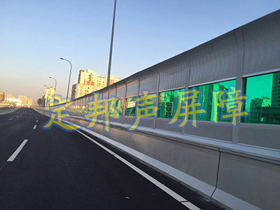 海口海秀快速路高架橋聲屏障工程